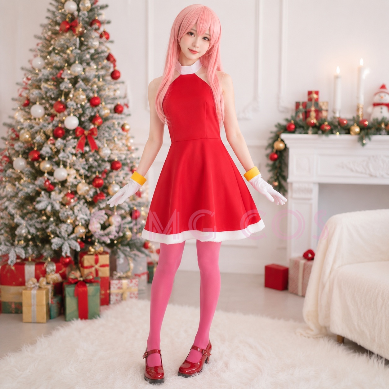 Anime Cosplay Party - Amy Rose Cosplay Costume Adult Carnival