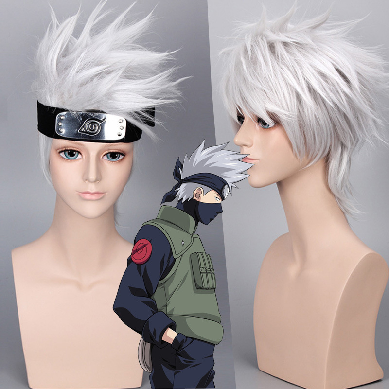 Anime Cosplay Naruto - HOKAGE NINJA Hatake Kakashi Cosplay Wig