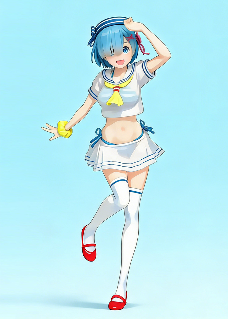 Anime Cosplay Rem - Anime Cosplay Costume Rem Sailor Costume
