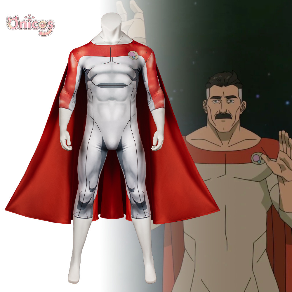 Anime Cosplay Bodysuit - Invincible Nolan Grayson Omni-Man Cosplay Costume