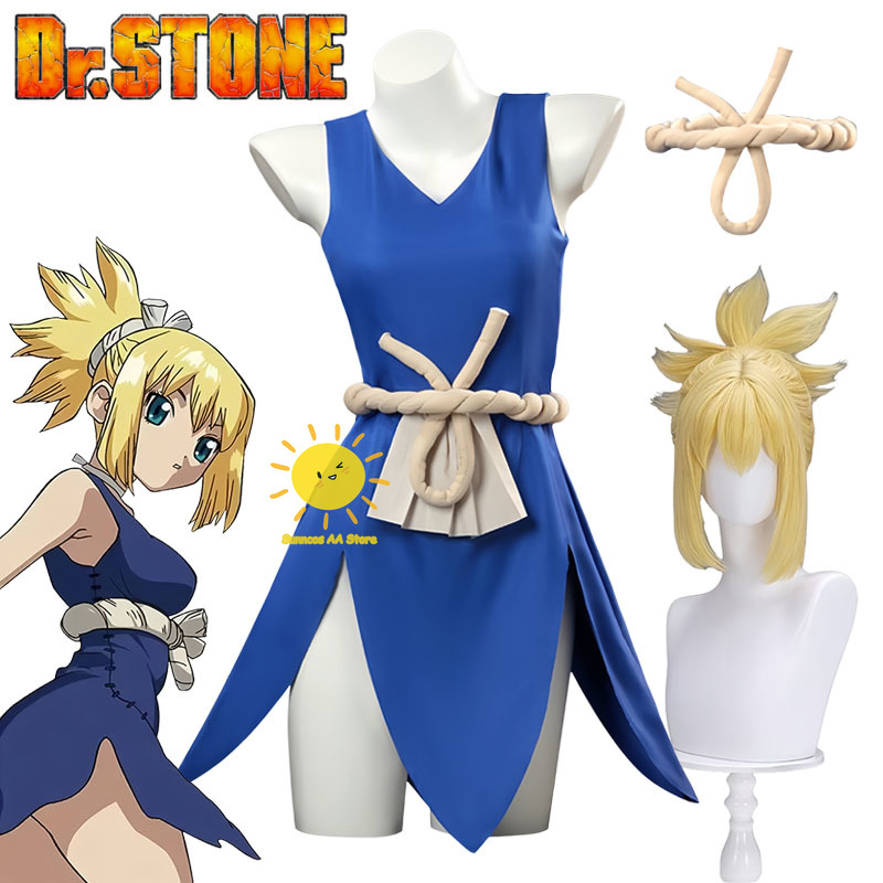 Anime Dr.Stone Cosplay Kohaku  - Anime Cosplay Waifu recension och pris