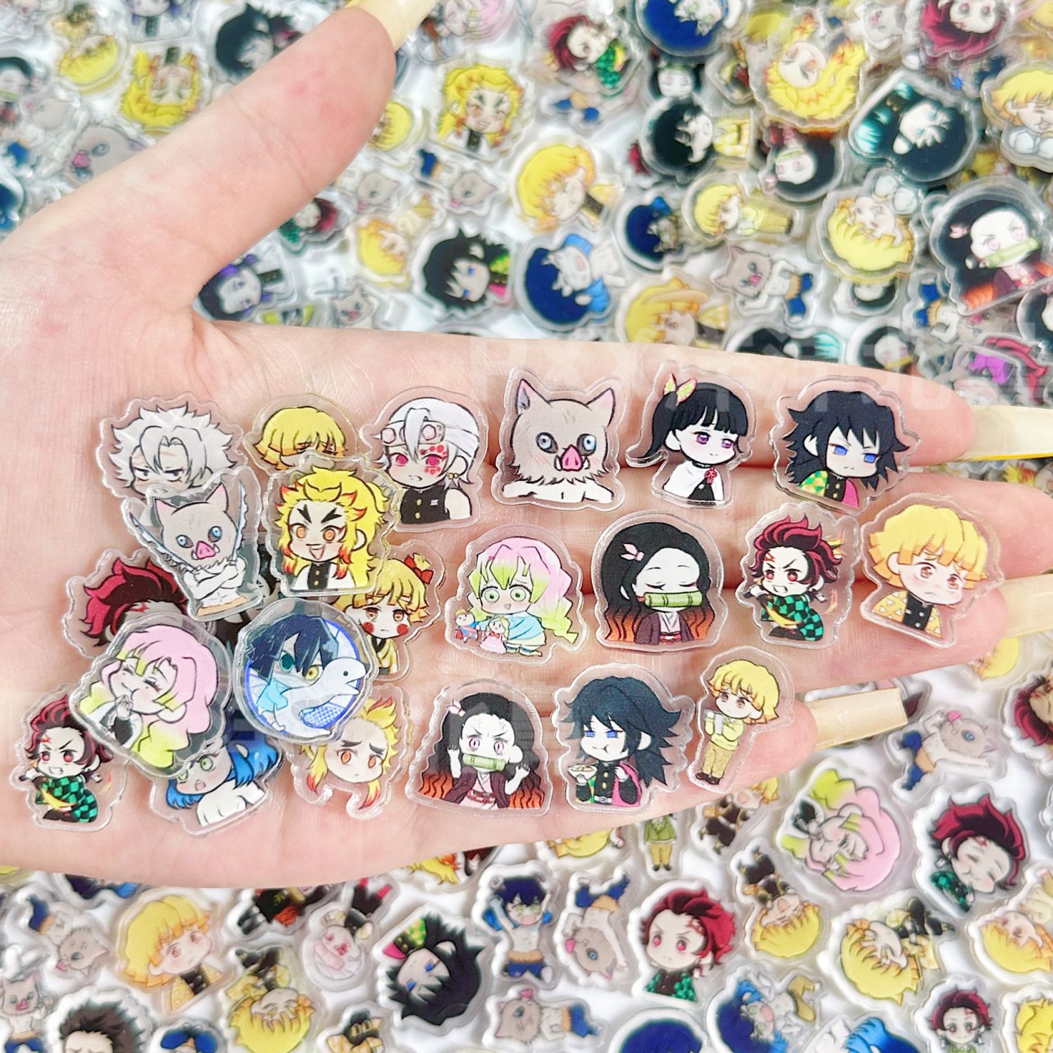 50/100Pcs 1/2cm Mini Demon Sla - Cosplay Anime Tsunade recension och pris
