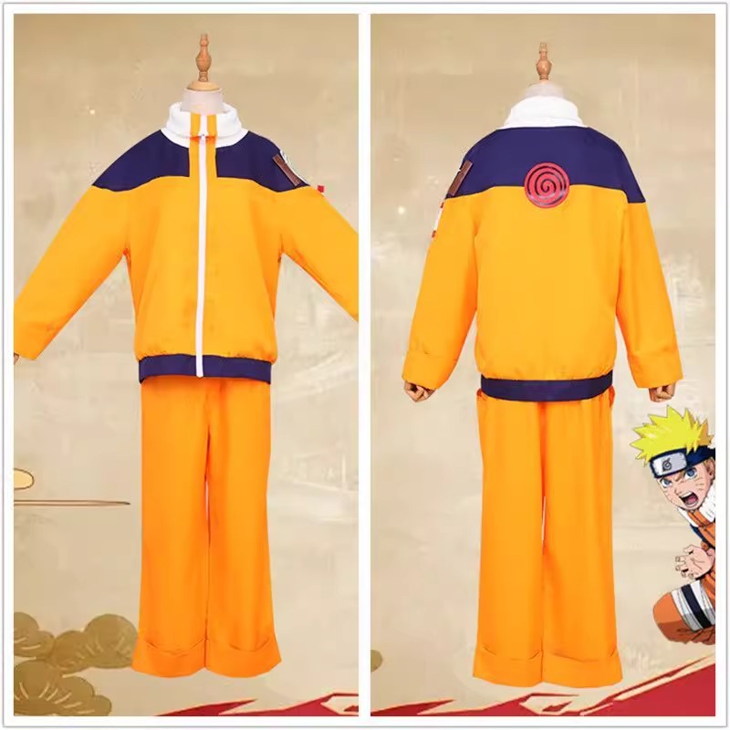 Uzumaki Cosplay Costume Orange - Anime Cosplay Naruto recension och pris