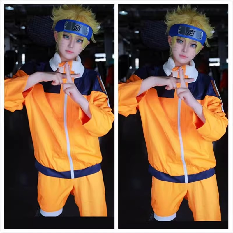 Uzumaki Cosplay Costume Orange - Anime Cosplay Naruto recension och pris