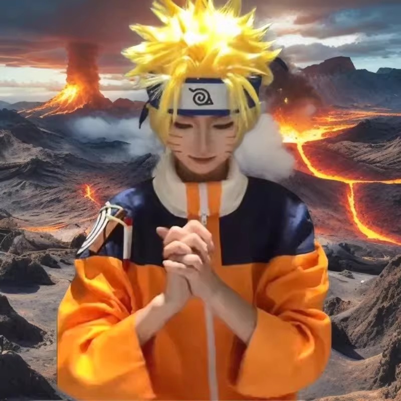 Uzumaki Cosplay Costume Orange - Anime Cosplay Naruto recension och pris