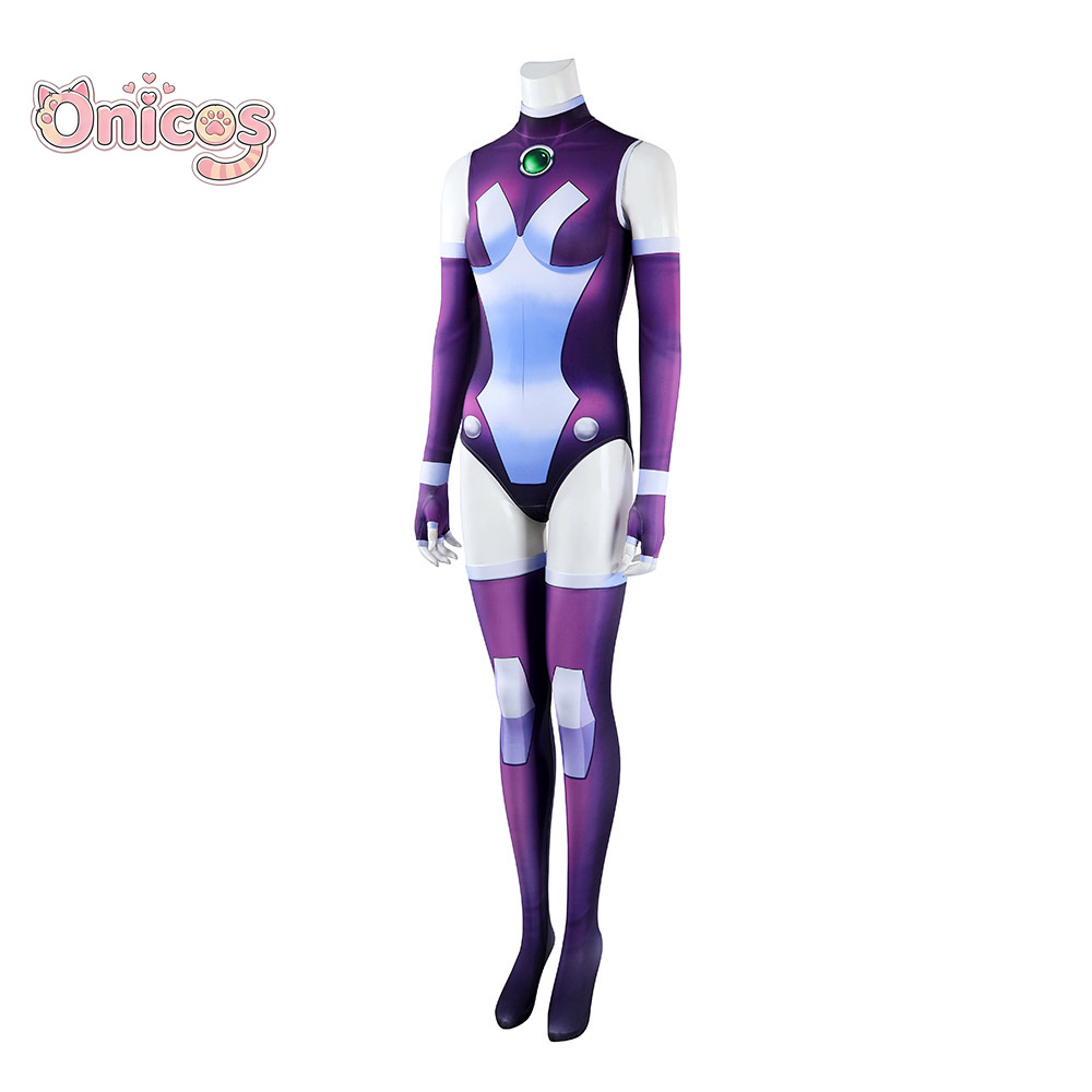 Teen Titans Starfire Koriand'r - Anime Cosplay Bodysuit recension och pris