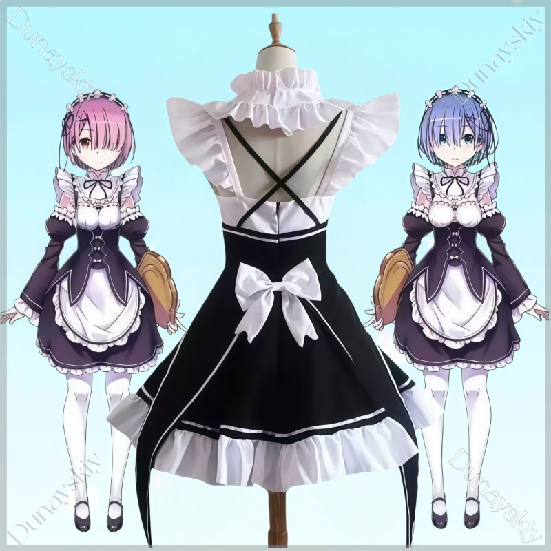 RE0 Rem Ram BJD Fits 100-170cm - Anime Cosplay Rem recension och pris