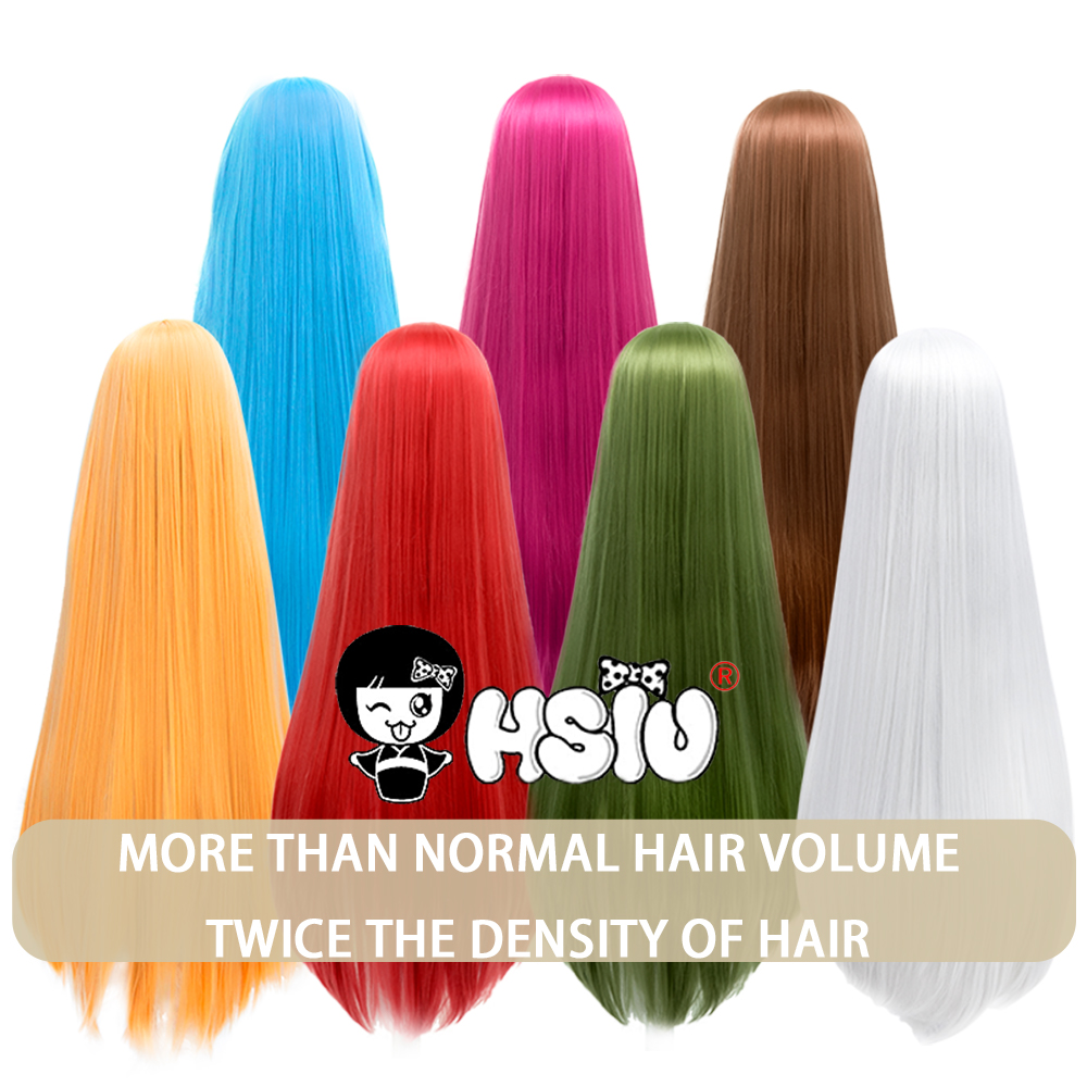 HSIU 800g Cosplay Wig 100cm Su - Anime Cosplay Thick recension och pris