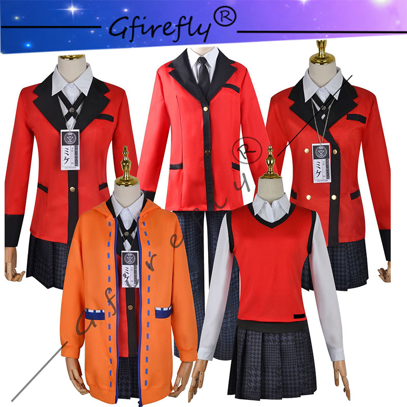 Kakegurui Cosplay Costume Jyab - Anime Cosplay Kakegurui recension och pris