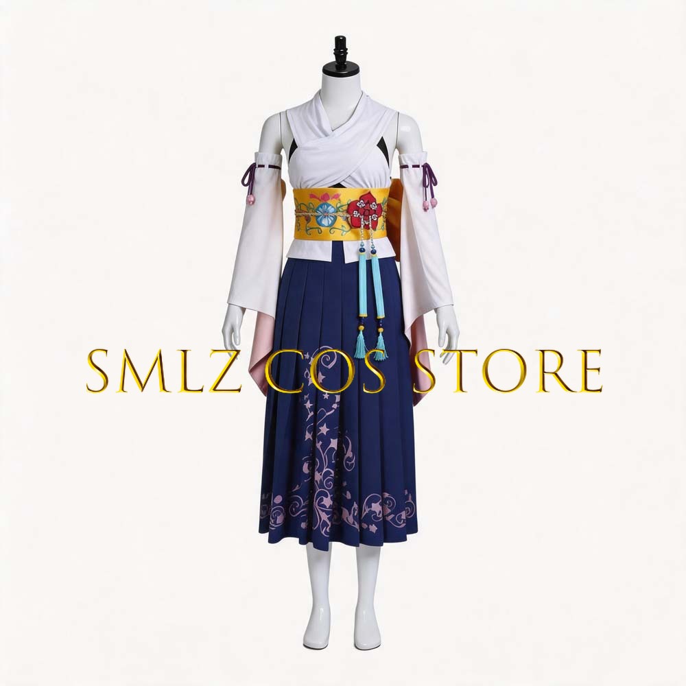 Smlz FFX Yuna Cosplay Anime FF - Anime Cosplay Party recension och pris
