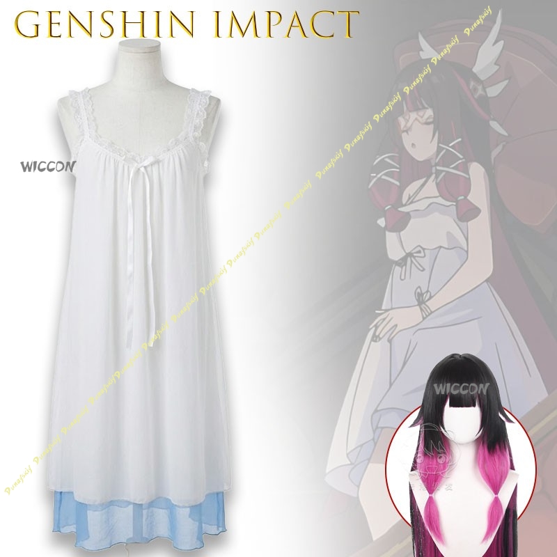 Genshin Impact Columbina Damse - Anime Cosplay Eyes recension och pris