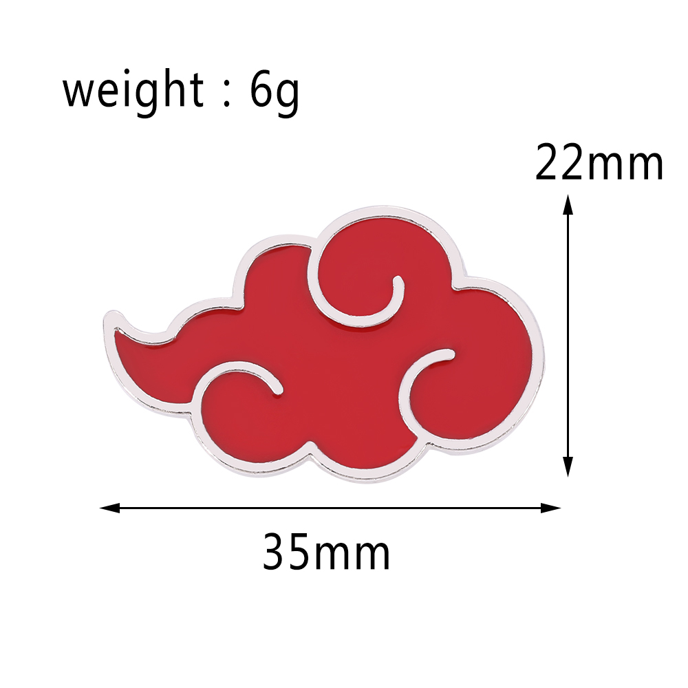 Naruto Akatsuki Brooch Pin Kon - Anime Cosplay Naruto recension och pris