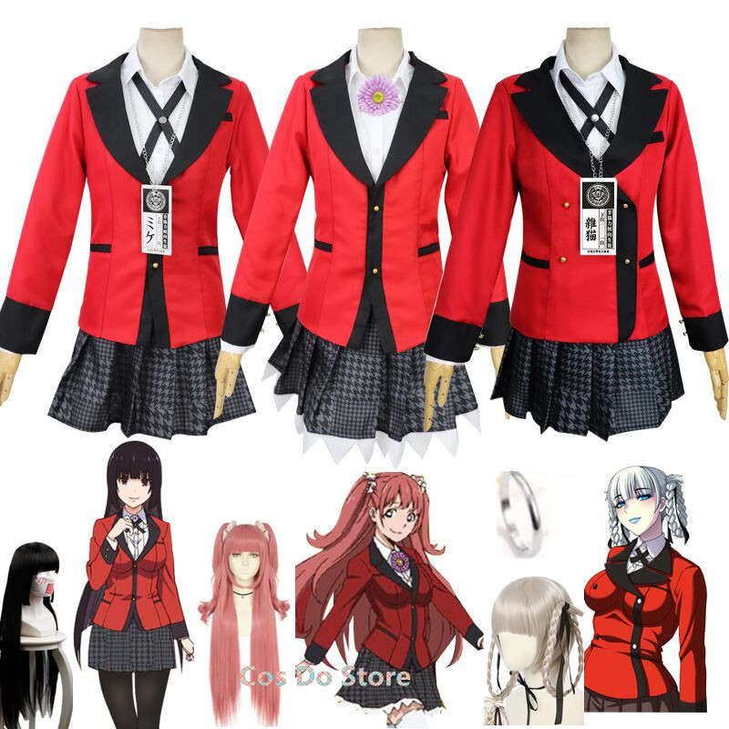 Anime Kakegurui Yumeko Costume - Anime Cosplay Kakegurui recension och pris
