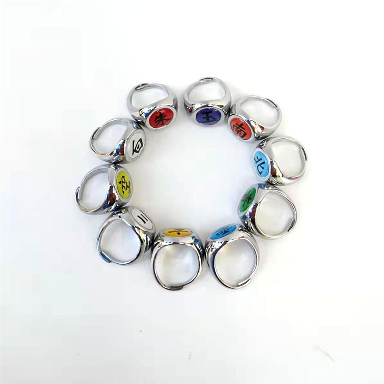 Hot Anime Accessories Ring Aka - Anime Cosplay Naruto recension och pris