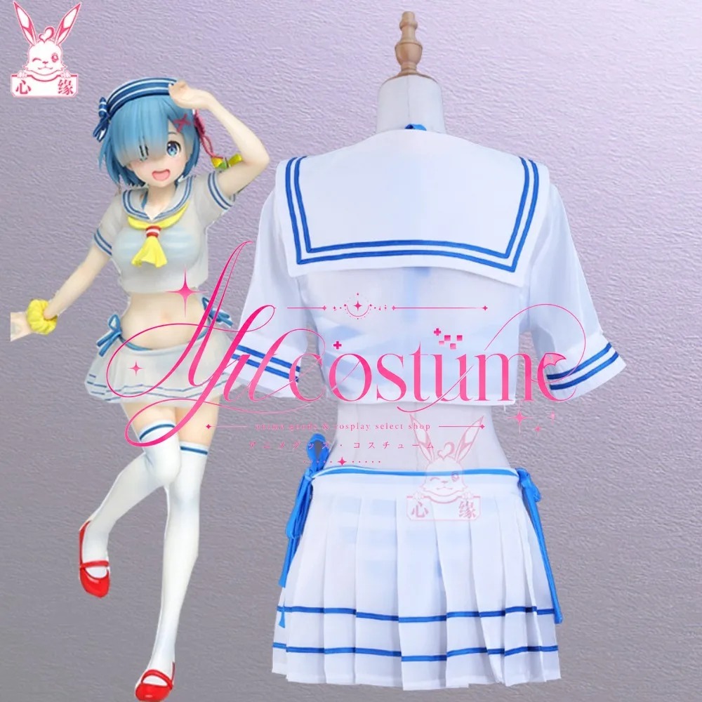 Re Zero Rem Cosplay Costume St - Anime Cosplay Rem recension och pris
