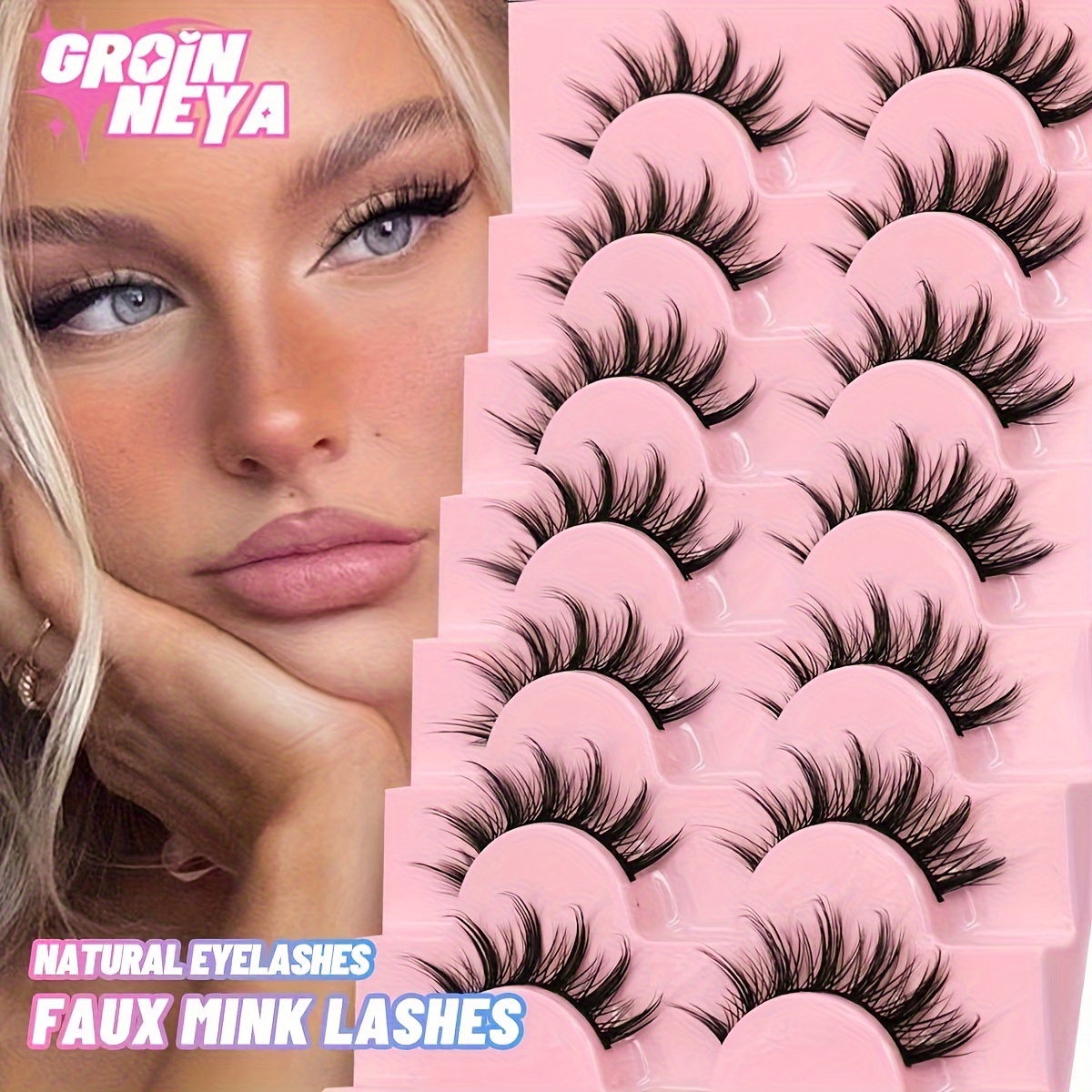 10 Pair Anime&Cosplay False Ey - Anime Cosplay Thick recension och pris