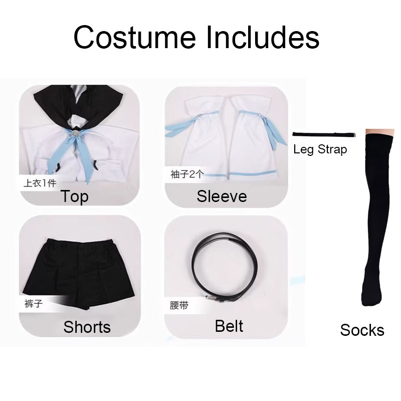 Vtuber Shirakami Fubuki Cospla - Anime Cosplay Meme recension och pris