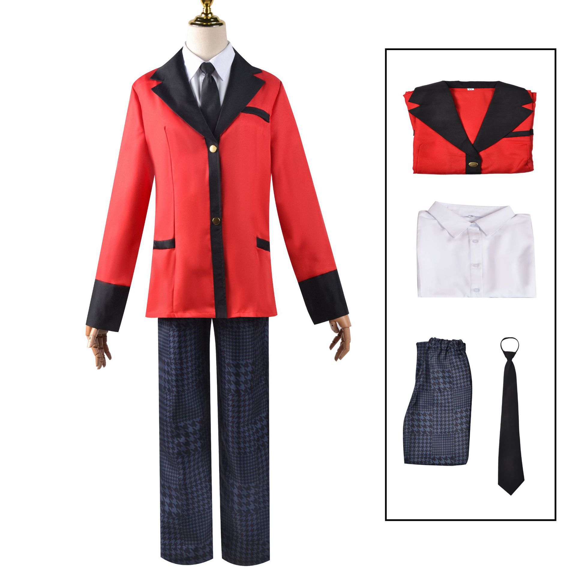 Kakegurui Anime Cosplay Costum - Anime Cosplay Kakegurui recension och pris