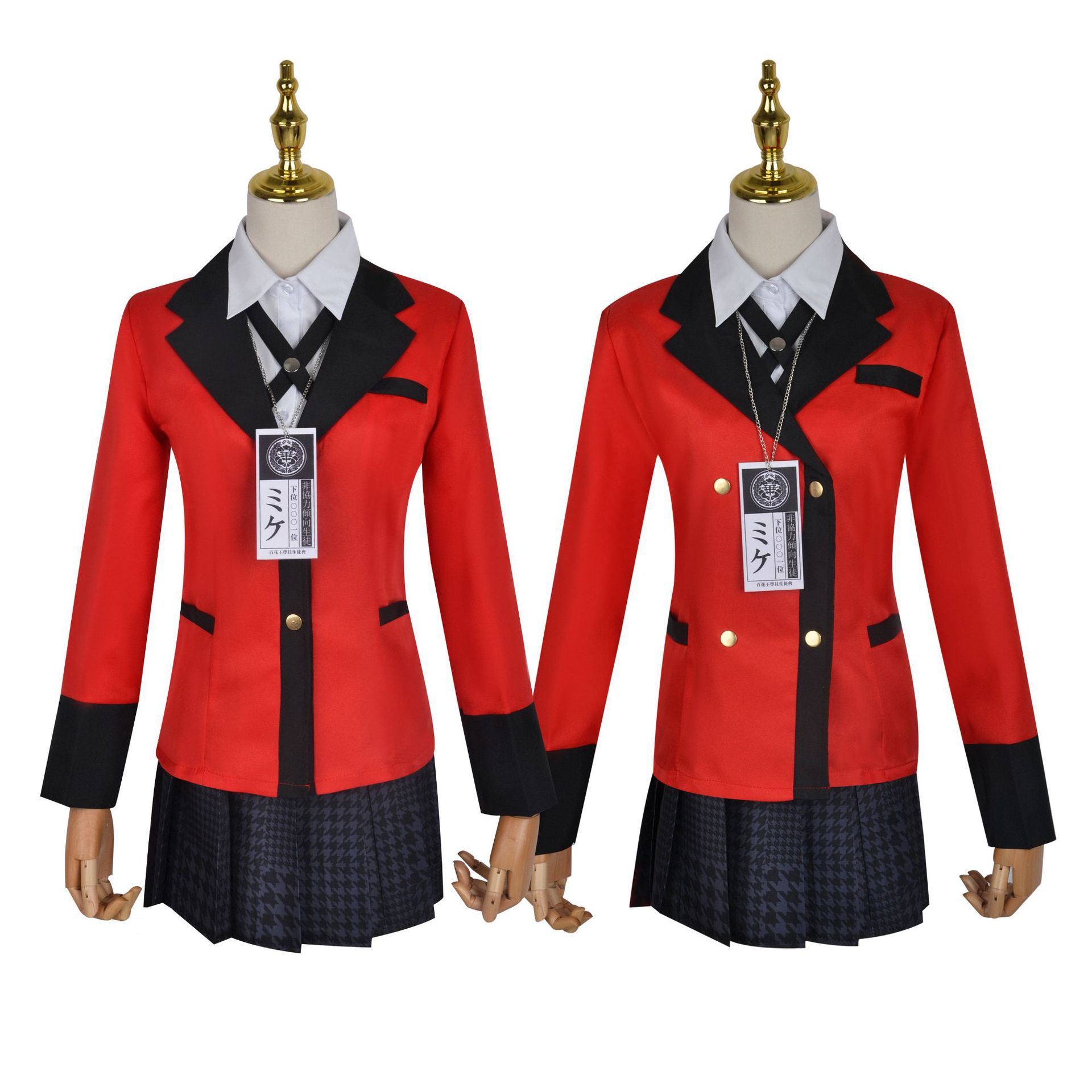 Kakegurui Anime Cosplay Costum - Anime Cosplay Kakegurui recension och pris