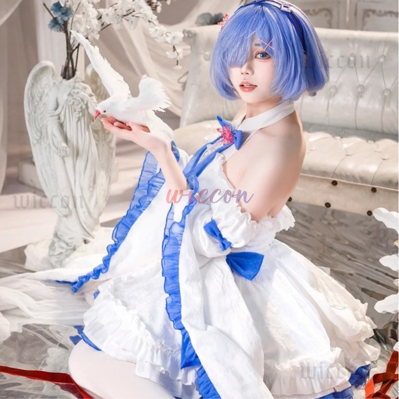 Rem Cosplay Costume Lovely Dre - Anime Cosplay Rem recension och pris